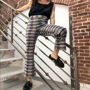 VINTAGE PLAID PANTS